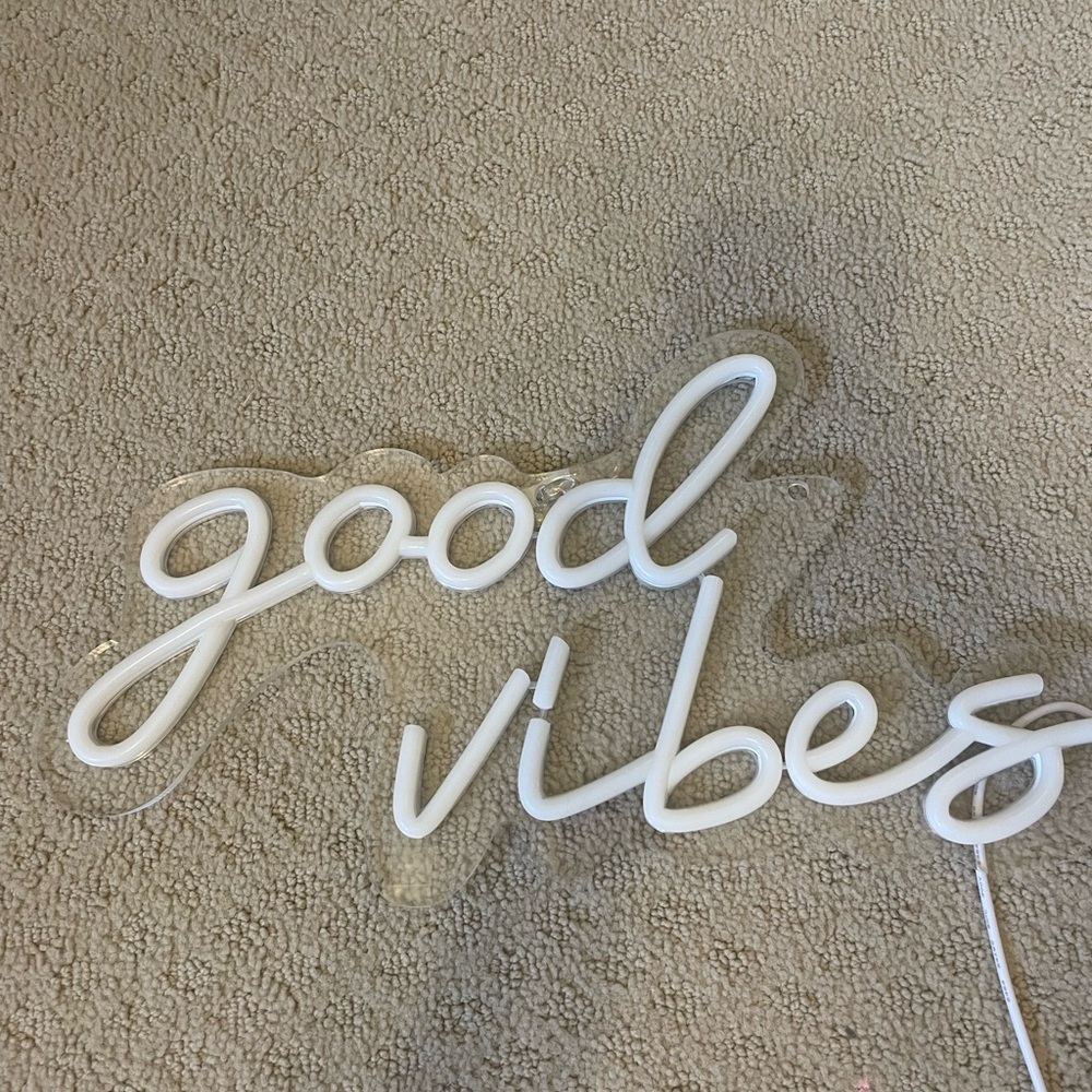 Neon bedroom sign
